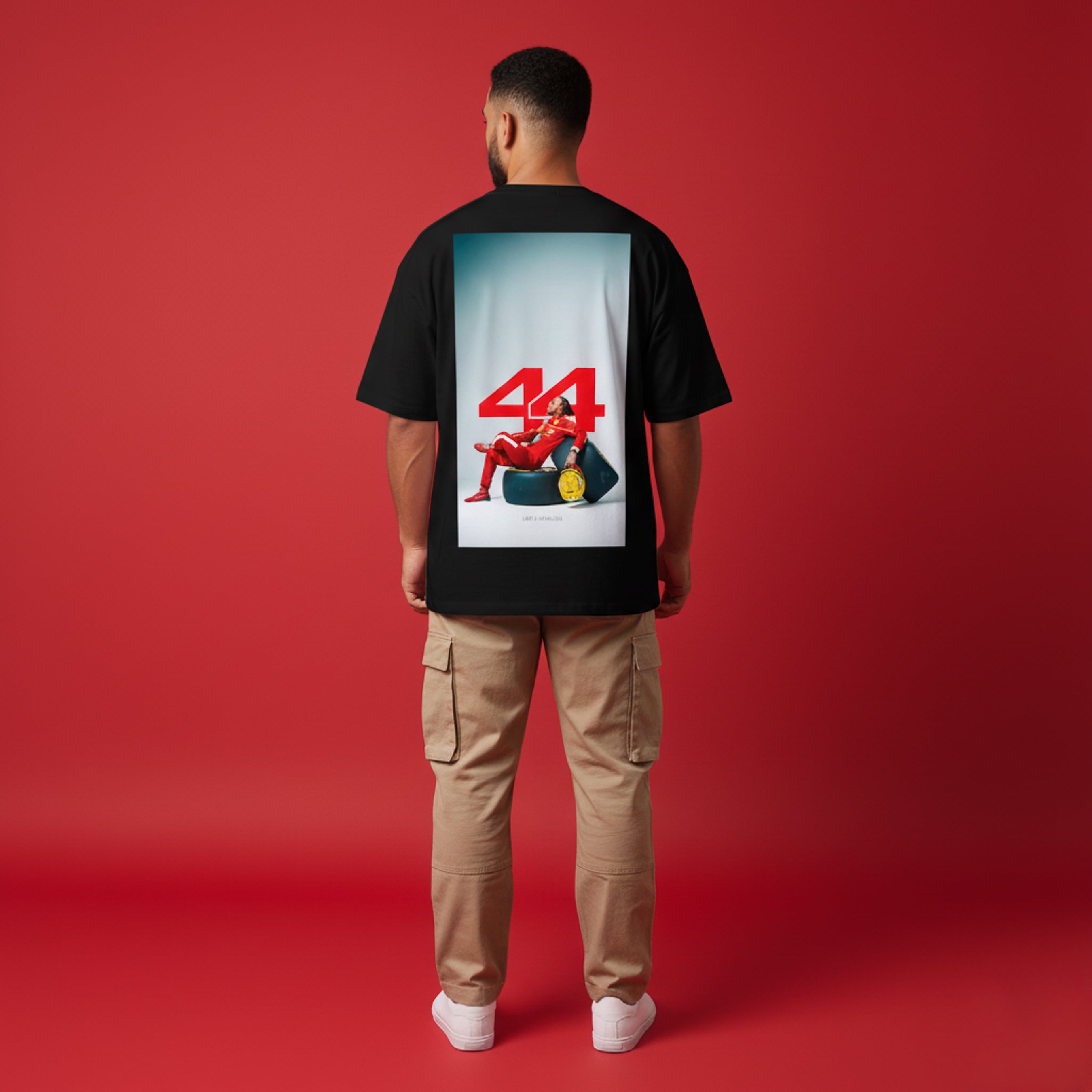 Camiseta Lewis Hamilton Ferrari 2025 - F1 Scuderia